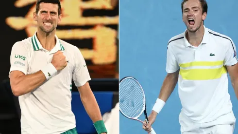 Novak Djokovic x Daniil Medvedev duelam neste domingo (21), pela final do Australian Open
