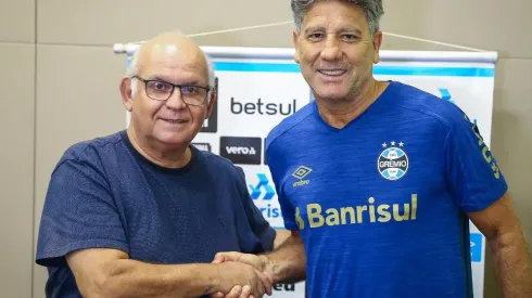 Presidente busca reforços ao treinador no Tricolor – Foto: Lucas Uebel/Flickr Oficial do Grêmio/Divulgação.
