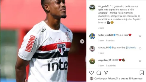 Foto: Reprodução/Instagram Oficial @vh_pele01
