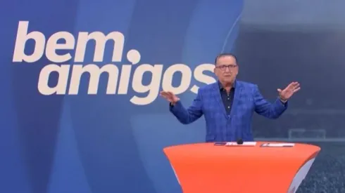 Galvão retorna ao programa "Bem, Amigos". (Foto: Reprodução TV)

