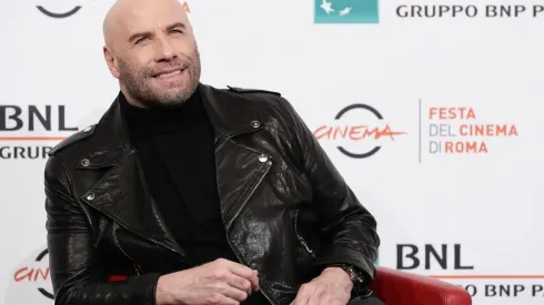 John Travolta durante entrevista em 2019
