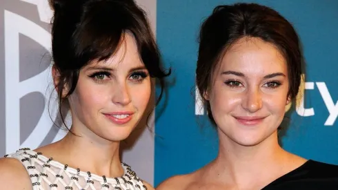 Felicity Jones e Shailene Woodley durante evento
