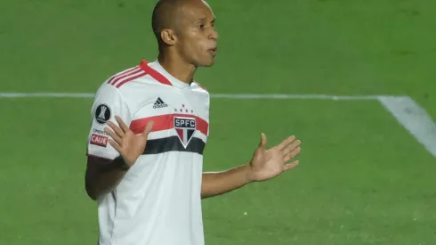 Miranda balançou as redes no empate do São Paulo diante do Corinthians (Foto: Marcello Zambrana/AGIF)
