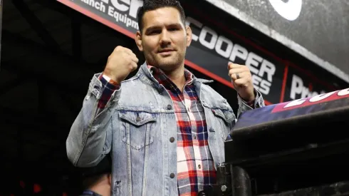 Weidman quebrou a perna em combate com Uriah Hall (Foto: Getty Images)
