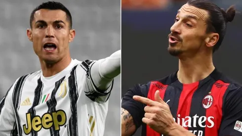 Cristiano Ronaldo e Ibrahimovic são artilheiros da Juve e do Milan, respectivamente
