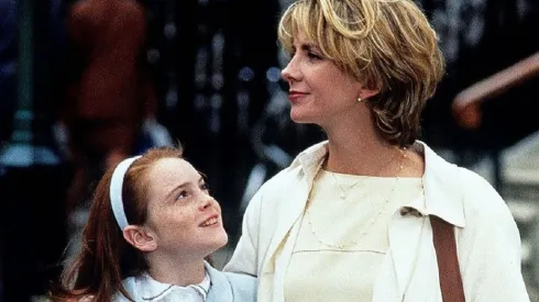 Lindsay Lohan e Natasha Richardson em cena de Operação Cupido
