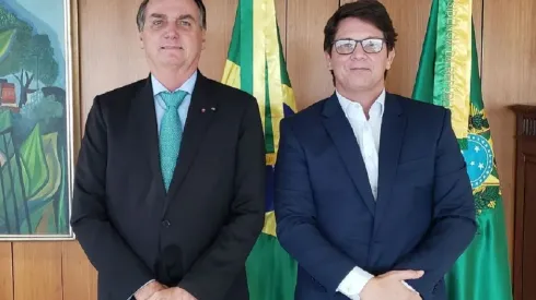 Jair Bolsonaro e Mário Frias
