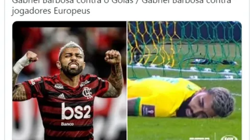 Gabigol deixou a desejar durante Brasil x Equador, pelas Eliminatórias Sul-Americanas
