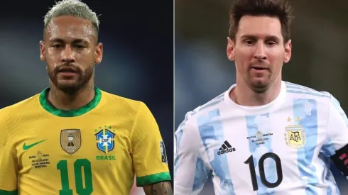 Neymar e Messi estarão frente a frente em uma decisão (Foto: Getty Images)
