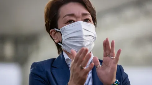 Na foto, a presidente do Comitê Organizador das Olimpíadas e Paraolimpíadas de Tóquio, Seiko Hashimoto. (Foto: Getty Images)

