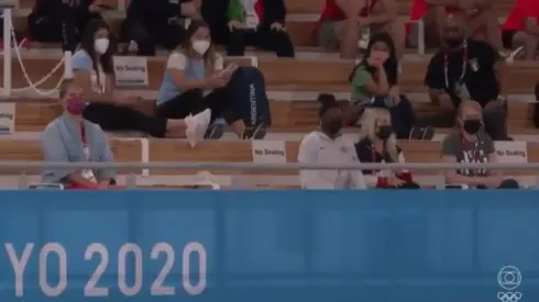 Simone Biles se animou com apresentação de Rebeca Andrade nas Olimpíadas de Tóquio 2020