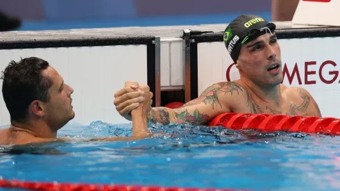 Bruno Fratus busca medalha na final dos 50 m livre da natação nos Jogos Olímpicos
