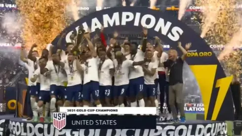 EUA vence o México por 1 x 0 na prorrogação e conquista o sétimo título da Copa Ouro. (Foto: Reprodução Vídeo)
