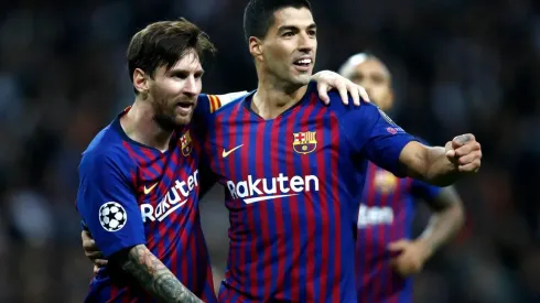 Messi e Suárez atuaram juntos por seis anos no Barcelona (Foto: Getty Images)
