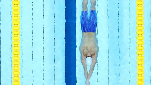 O nadador Fernando Scheffer, durante os Jogos Olímpicos de Tóquio. (Foto: Getty Images)
