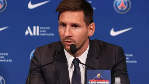 Lionel Messi, em sua apresentação no Paris Saint-Germain (Foto: Getty Images)
