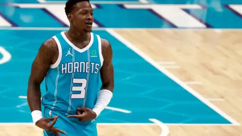 Terry Rozier durante jogo do Charlotte Hornets (Getty Images)
