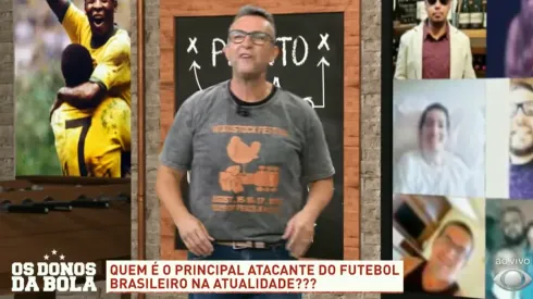 Craque Neto, durante o programa "Os Donos da Bola" (Foto: Reprodução/YouTube)
