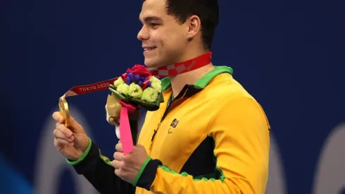 Gabriel Bandeira, que estreou nos Jogos Paralímpicos nesta edição e arrebatou um ouro para o país, além de quebrar recorde olímpico. (Foto: Getty Images)
