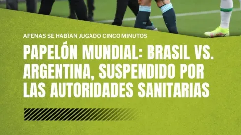 Diário Olé critica confusão entre Brasil x Argentina pelas Eliminatórias: "Papelão histórico" . (Foto: Reprodução Twitter)
