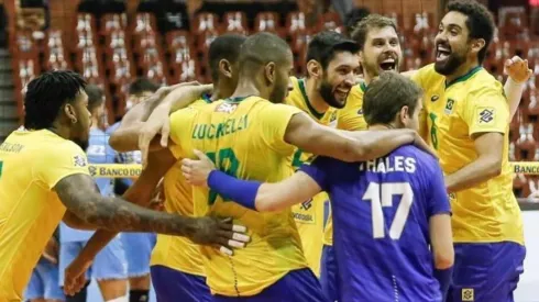 Brasil venceu por 3 sets a 1. (Foto: Reprodução Instagram CBV)

