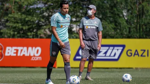 Marlon vai seguir no Fluminense até o final de 2021 (FOTO: LUCAS MERÇON / FLUMINENSE F.C.)
