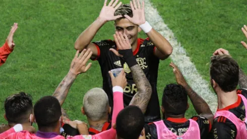 Jogador estreou com gol em vitória contra o Santos | Crédito: Fernanda Luz/AGIF
