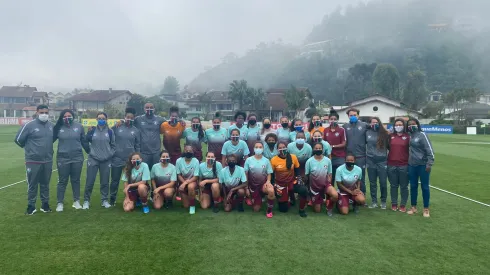 As meninas do Fluminense. (Foto: Divulgação Fluminense)