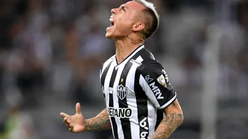 Vargas marcou o gol do Galo no empate em 1 a 1 contra o Palmeiras (Foto: Getty Images)
