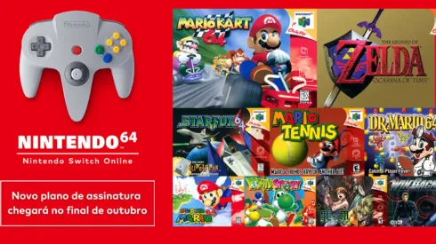 Assinatura do Nintendo Switch Online permite jogar games retrô do Nintendo 64 e Mega Drive