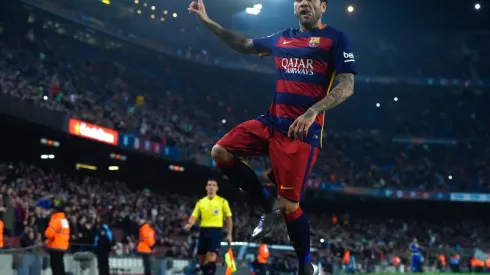 Daniel Alves pelo Barcelona (Foto: Getty Images)
