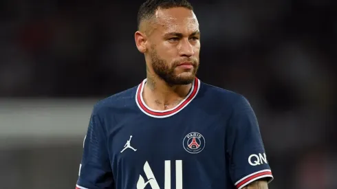 Neymar não jogou bem contra o Olympique (Foto: Getty Images)
