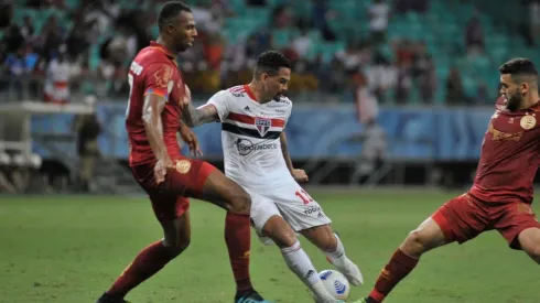 São Paulo não embala e perde para o Bahia por 1 x 0 para o Campeonato Brasileiro. (Foto: Jhony Pinho/AGIF)
