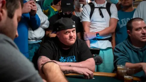 Kevin Campbell foi o bolha do Main Event da WSOP (Foto: Katerina Lukina/PokerNews)
