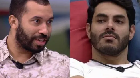 Rodolffo mostra conversa em grupo do BBB21, em que Gil do Vigor fala sobre suas nudes – Imagem: Reprodução
