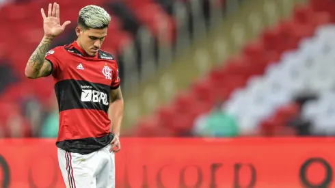 Pedro lamentou o vacilo do Flamengo na Arena do Grêmio (Foto: Thiago Ribeiro/AGIF)
