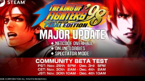 The King of Fighters 98 Ultimate Match Final Edition receberá grande atualização