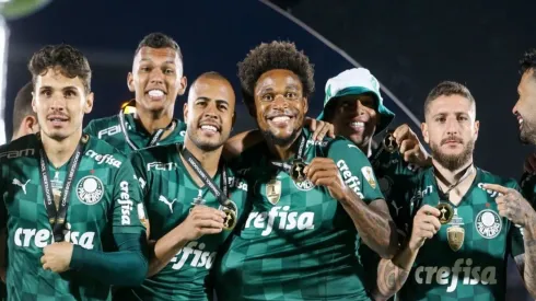 César Greco / Ag Palmeiras – Luiz Adriano e elenco do Palmeiras
