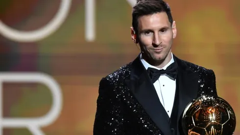 Messi e a sua sétima Bola de Ouro na carreira (Foto: Getty Images)
