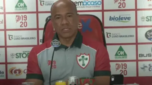 Sérgio Soares chegou em novembro para reformular a Portuguesa (Foto: Reprodução/TV Lusa)
