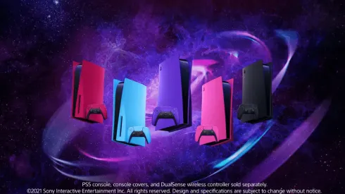 PlayStation anuncia novas placas laterais de PS5 da coleção Galaxy