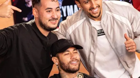 Gotaga, Neymar e Marquinhos no poker (Foto: Reprodução instagram)
