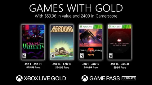 Xbox Games with Gold de janeiro de 2022 terá NeuroVoider, Aground e mais
