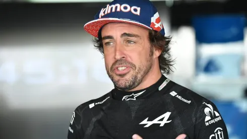Alonso foi parceiro do jovem Esteban Ocon na Alpine na temporada 2021 da F1 (Getty Images)
