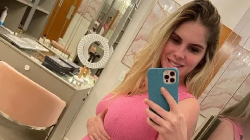 Bárbara Evans costuma compartilhar os detalhes de sua primeira gestação
