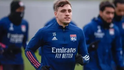 Camilo em treino com o Lyon (Foto: Damien LG/OL)
