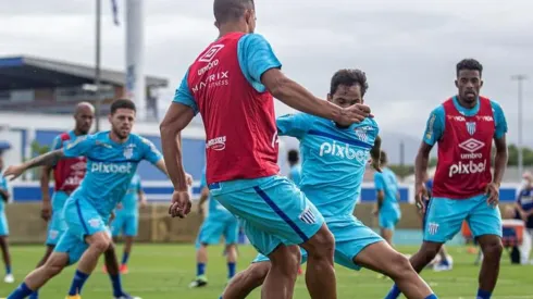 Foto: Flickr Avaí – Jogadores durante o treino desta terça
