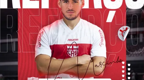 Marcinho vibra com gol na estreia pelo CRB e revela suas características: