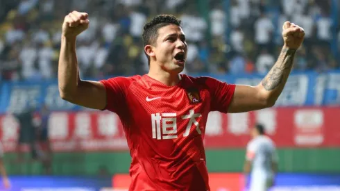 Foto: Getty Images/Visual China Group via Getty Images - Elkeson se tornou ídolo na China e agora pode atuar novamente no Brasil pelo Grêmio