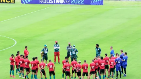 Portuguesa se preparando para duelo contra Monte Azul (Foto: Twitter oficial da Portuguesa)
